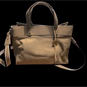 Margot Women's Gray Leather Small/Medium Handbag